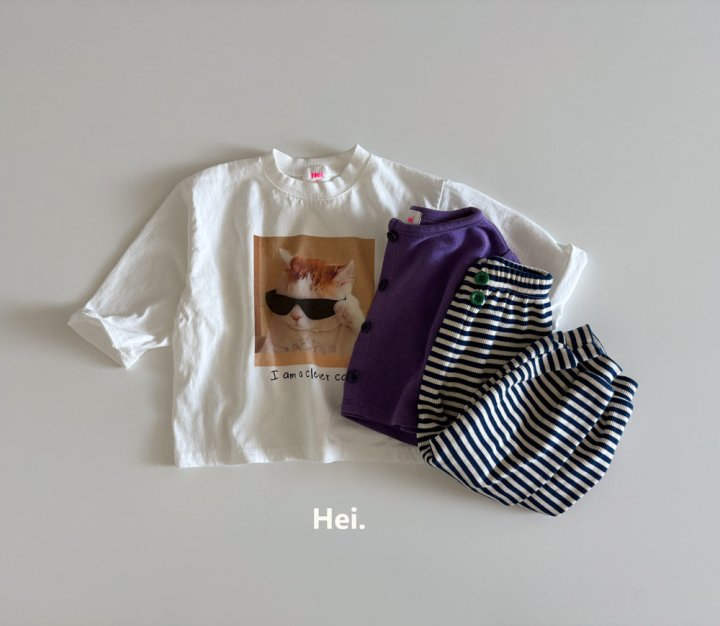 Hei - Korean Children Fashion - #designkidswear - Meow Tee - 4