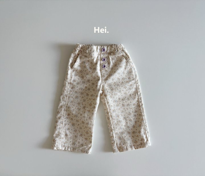 Hei - Korean Children Fashion - #discoveringself - Flower Pants - 2