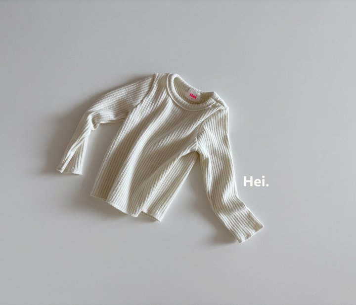 Hei - Korean Children Fashion - #fashionkids - Ribbed Tee - 6