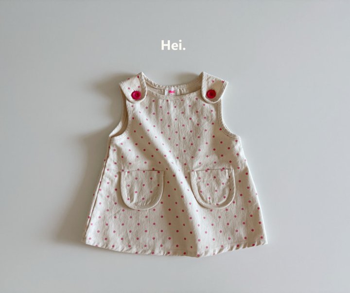 Hei - Korean Children Fashion - #kidsshorts - Dot One-piece - 6