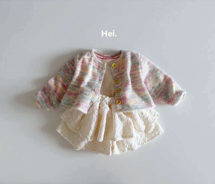 Hei - Korean Children Fashion - #kidsshorts - Rainbow Cardigan - 5