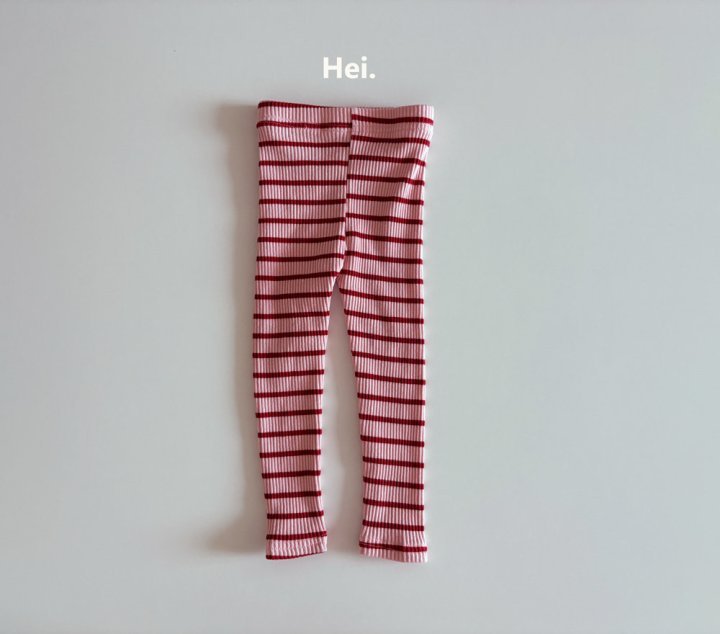 Hei - Korean Children Fashion - #kidsshorts - Stripe Leggings - 7