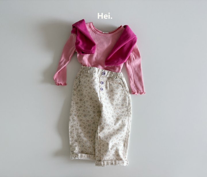 Hei - Korean Children Fashion - #fashionkids - Flower Pants - 4