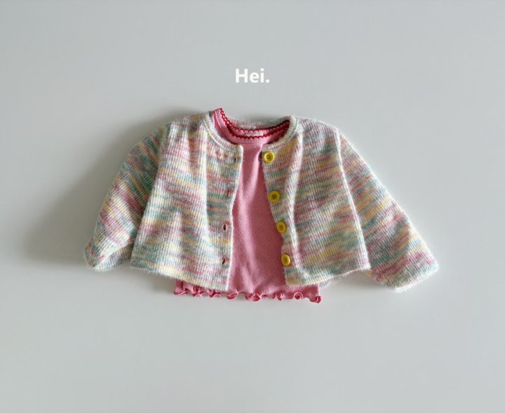 Hei - Korean Children Fashion - #kidsstore - Rainbow Cardigan - 6