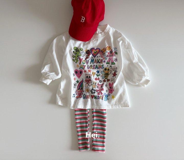 Hei - Korean Children Fashion - #kidzfashiontrend - Stripe Leggings - 9