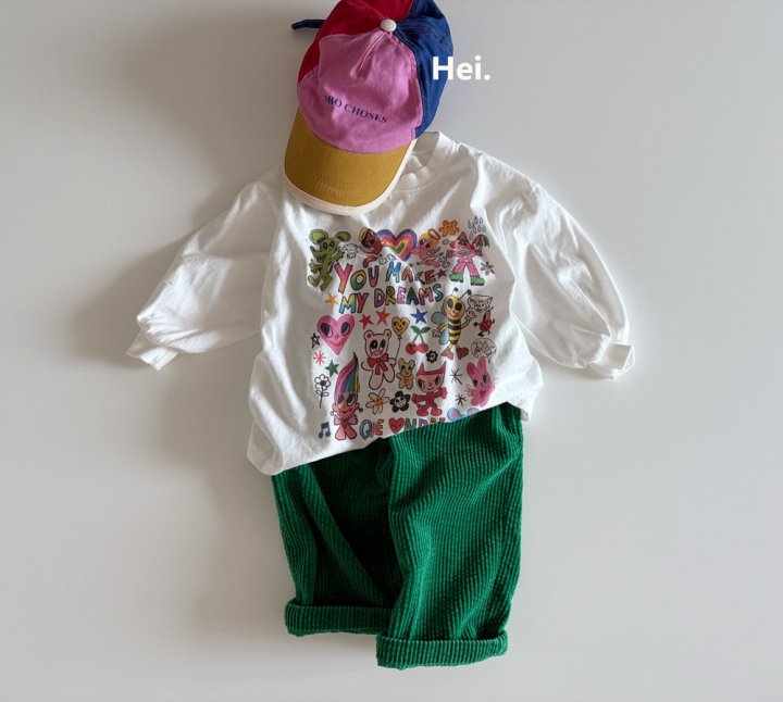 Hei - Korean Children Fashion - #kidsstore - Drawing Tee - 4