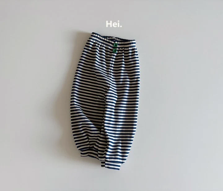 Hei - Korean Children Fashion - #kidzfashiontrend - Stripe Pants - 2