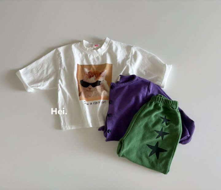Hei - Korean Children Fashion - #littlefashionista - Meow Tee - 10
