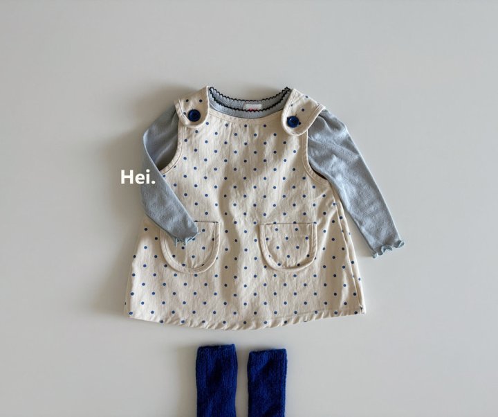 Hei - Korean Children Fashion - #magicofchildhood - Dot One-piece - 11