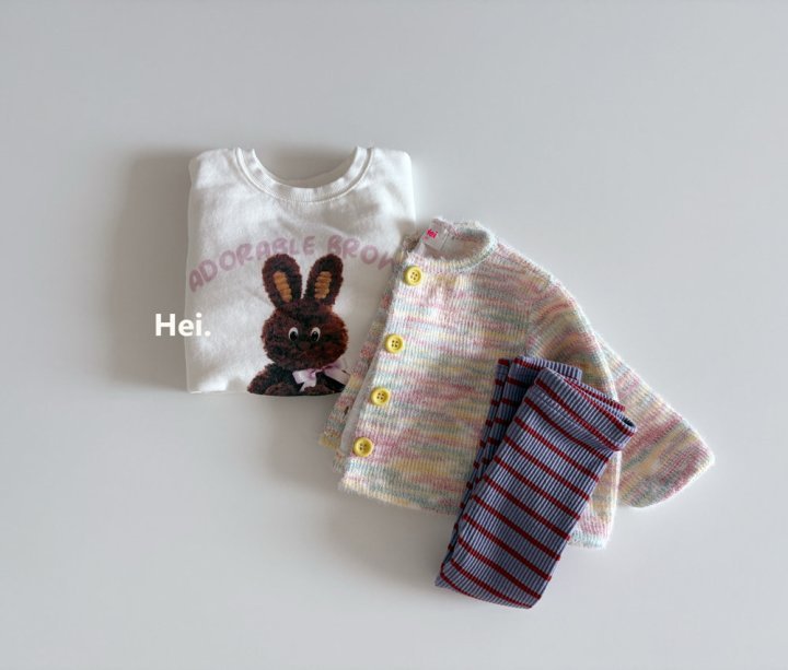 Hei - Korean Children Fashion - #magicofchildhood - Rainbow Cardigan - 10