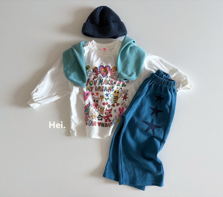 Hei - Korean Children Fashion - #magicofchildhood - Drawing Tee - 7