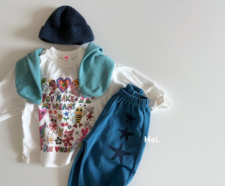 Hei - Korean Children Fashion - #minifashionista - Drawing Tee - 8