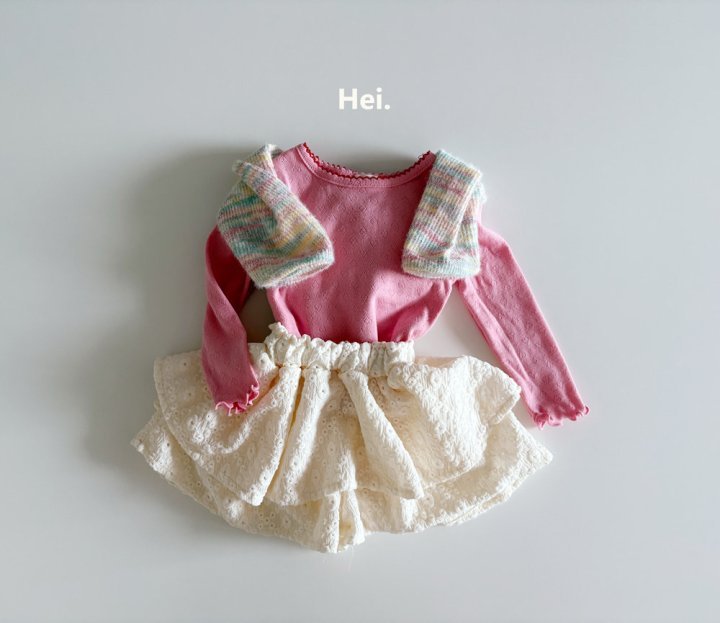 Hei - Korean Children Fashion - #todddlerfashion - Lace Culottes - 9