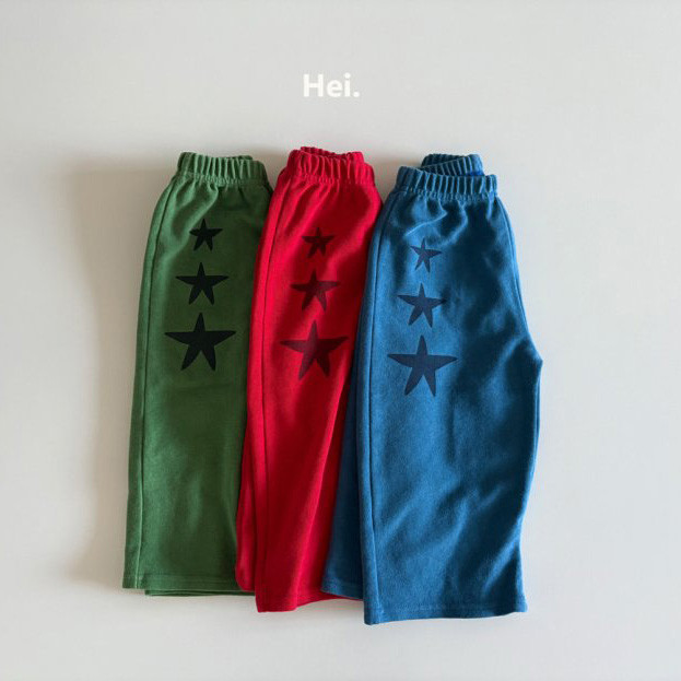 Hei - Korean Children Fashion - #todddlerfashion - Star Pants