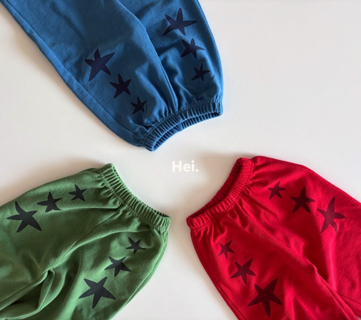 Hei - Korean Children Fashion - #toddlerclothing - Star Pants - 2
