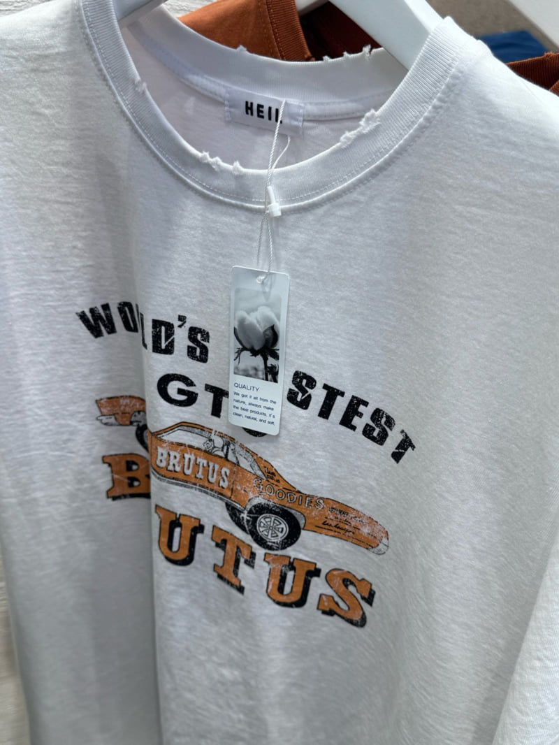 Heil - Korean Women Fashion - #momslook - Old Car Vintage Tee - 6