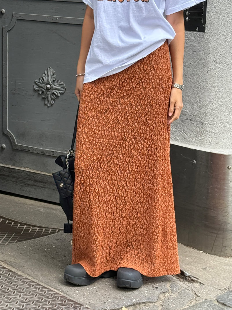 Heil - Korean Women Fashion - #momslook - Lace Maxi Skirt