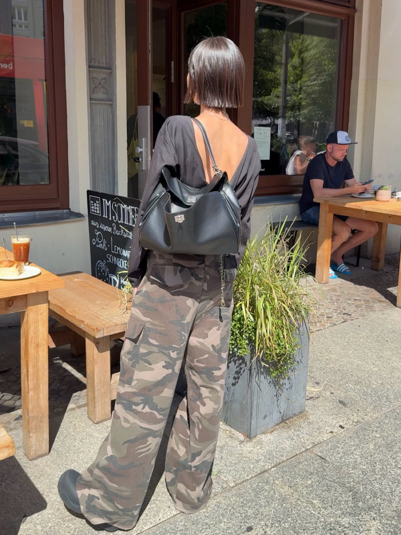 Heil - Korean Women Fashion - #womensfashion - Military Cargo Pants