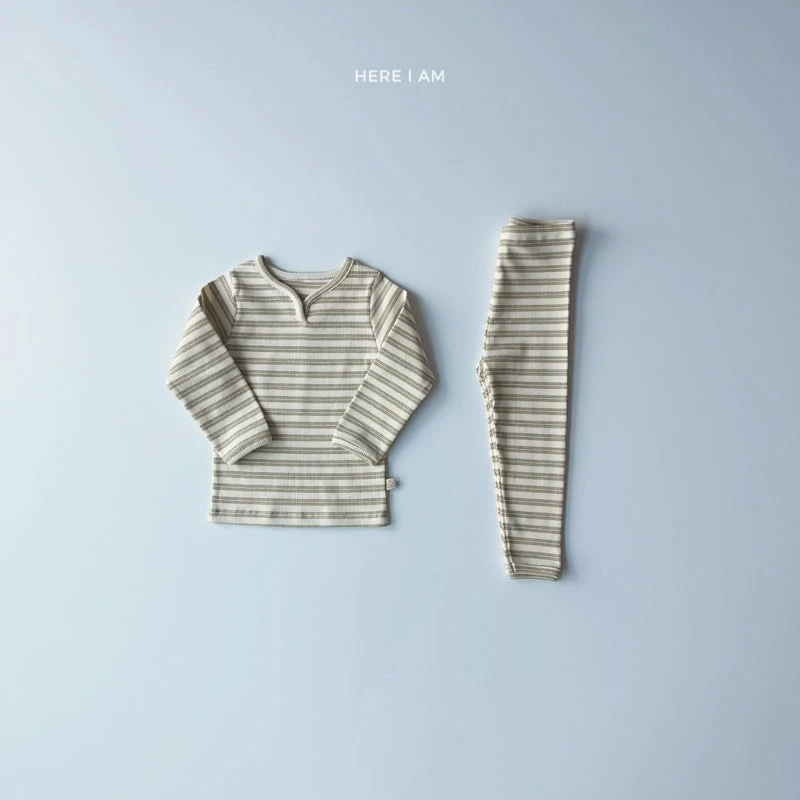 Here I Am - Korean Baby Fashion - #babyclothing - Coca Stripe Easywear - 7