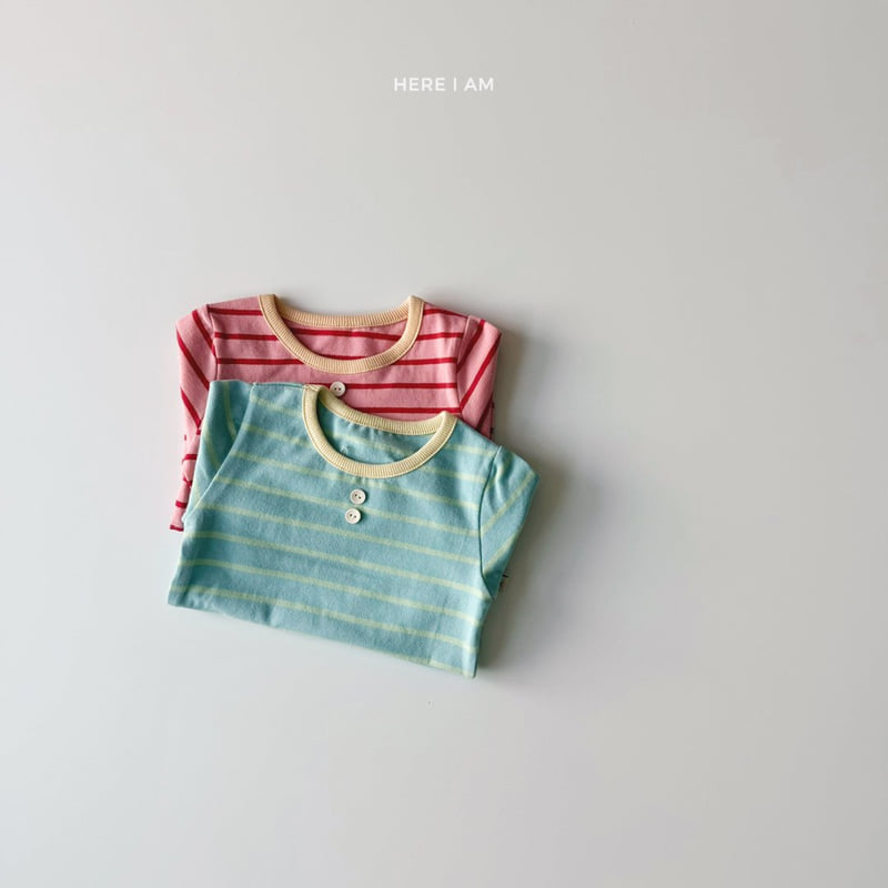 Here I Am - Korean Children Fashion - #kidzfashiontrend - Madeleine Stripe Easywear - 4