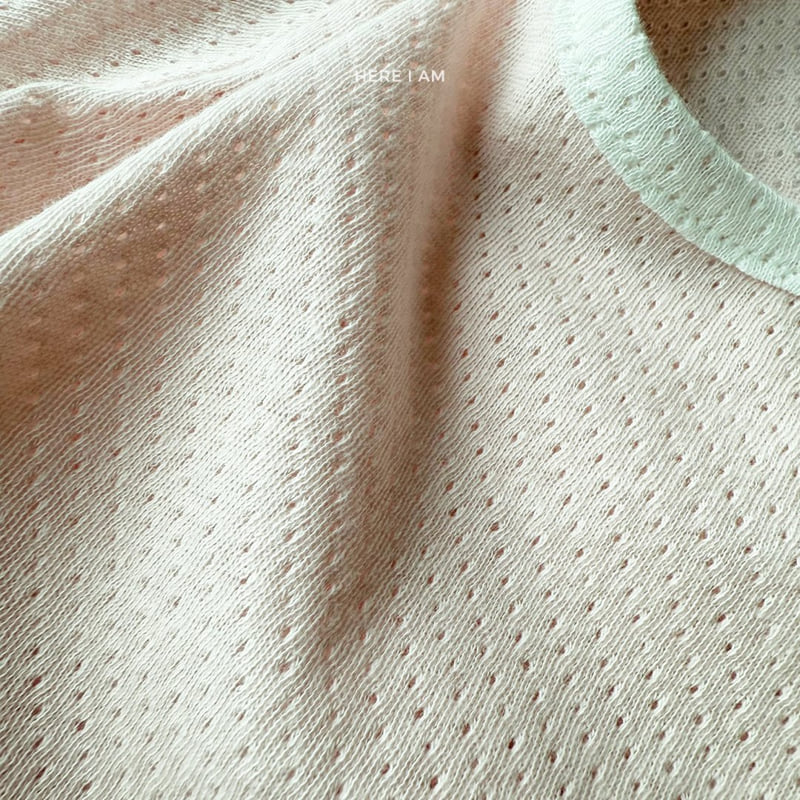 Here I Am - Korean Children Fashion - #childrensboutique - Cotton Mesh Easywear - 5
