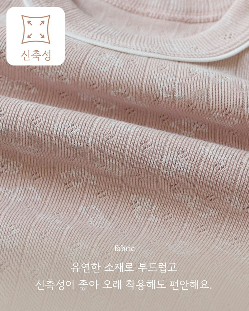 Here I Am - Korean Children Fashion - #discoveringself - Teddy Eyelet Easywear - 3