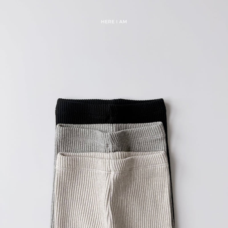 Here I Am - Korean Children Fashion - #kidsshorts - Soft Ribbed Leggings - 6