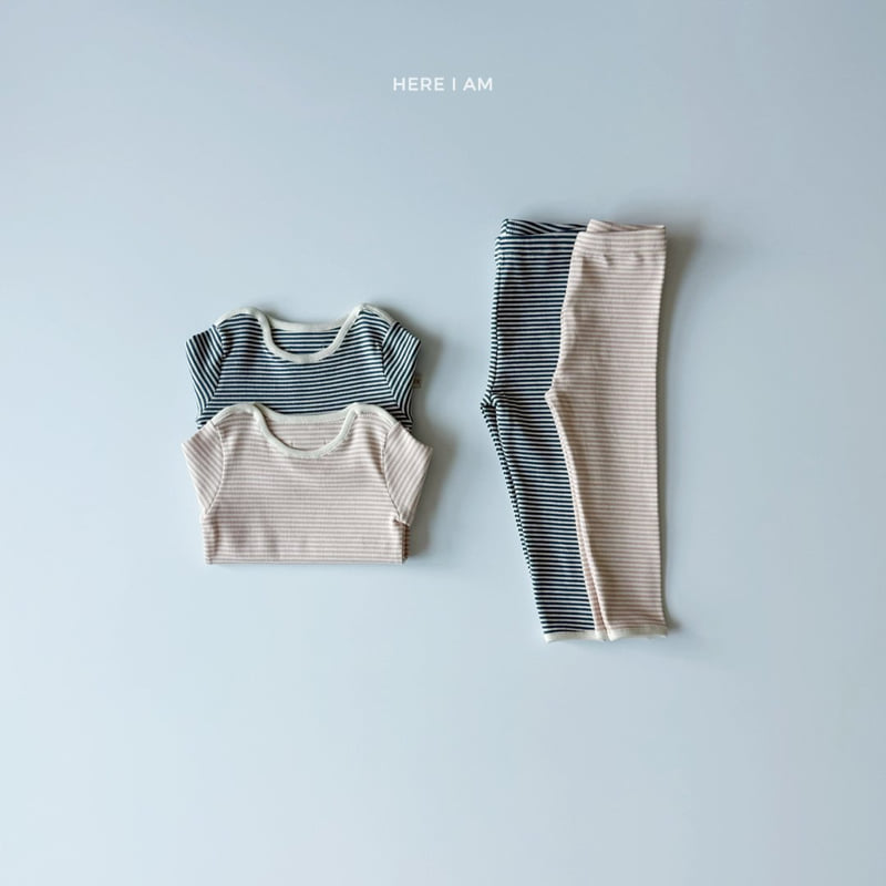 Here I Am - Korean Children Fashion - #magicofchildhood - Jetty Stripe Ribbed Easywear
