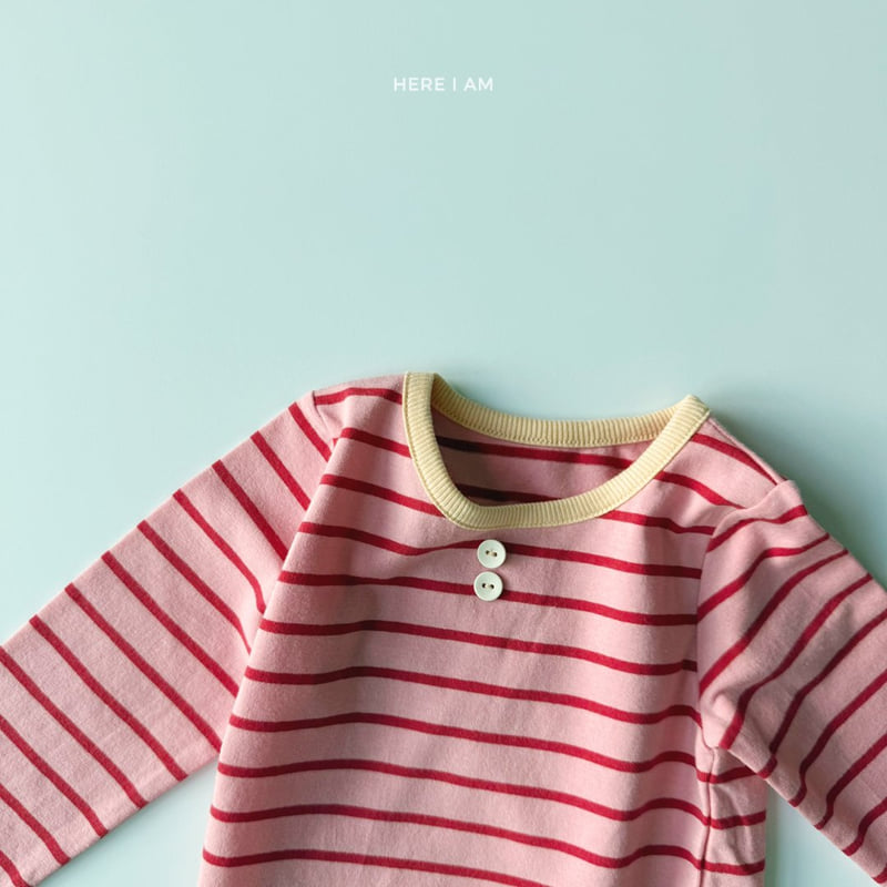 Here I Am - Korean Children Fashion - #minifashionista - Madeleine Stripe Easywear - 7