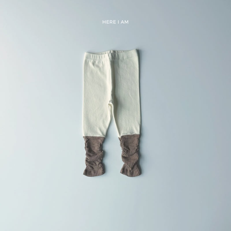 Here I Am - Korean Children Fashion - #minifashionista - Daily Two-Tone Leggings - 5