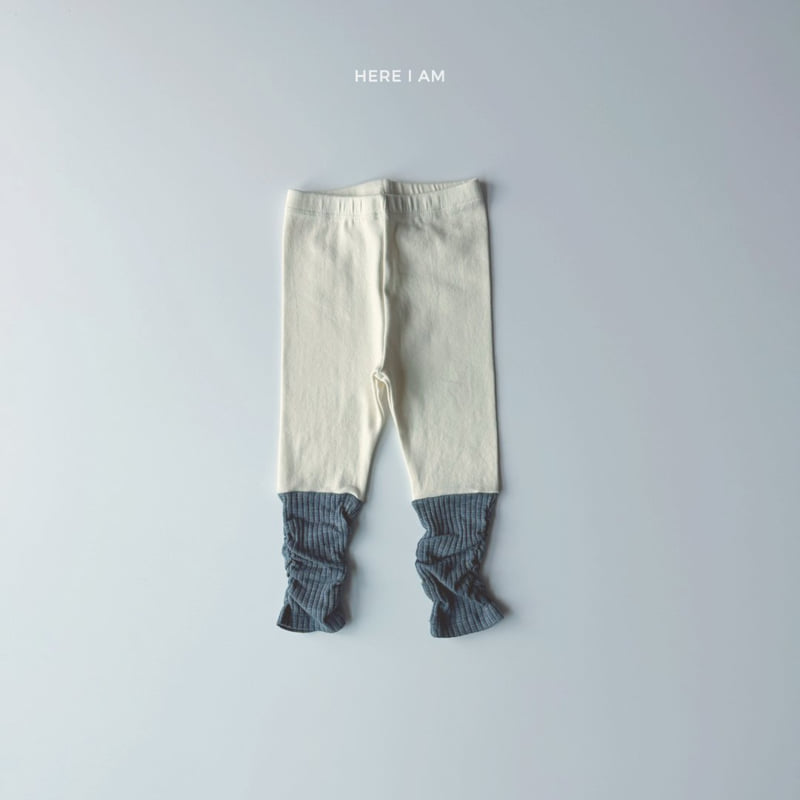 Here I Am - Korean Children Fashion - #prettylittlegirls - Daily Two-Tone Leggings - 6