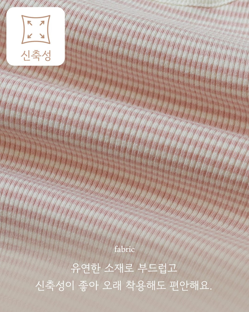 Here I Am - Korean Children Fashion - #prettylittlegirls - Jetty Stripe Ribbed Easywear - 3