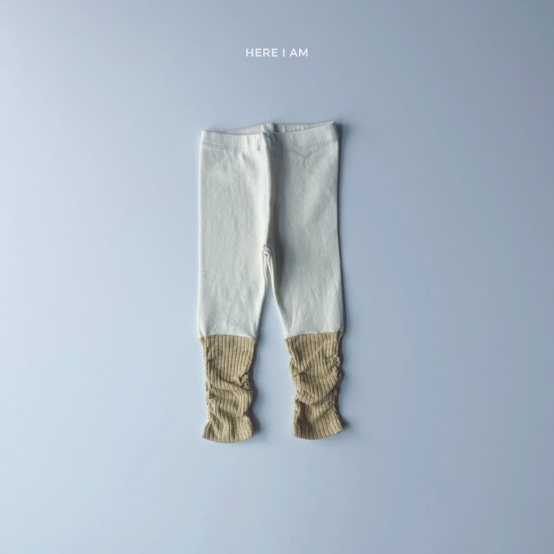 Here I Am - Korean Children Fashion - #todddlerfashion - Daily Two-Tone Leggings - 7