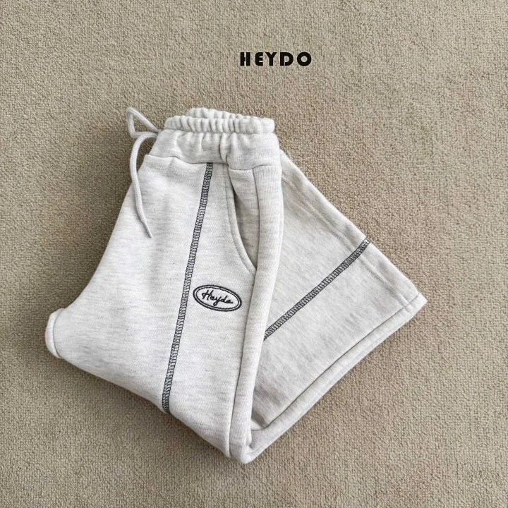 Heydo - Korean Children Fashion - #Kfashion4kids - Logo Embroidery Pants - 5