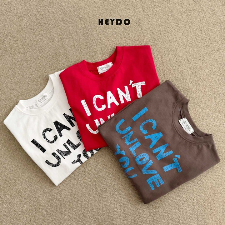 Heydo - Korean Children Fashion - #Kfashion4kids - Unlove Short Sleeve Tee - 2