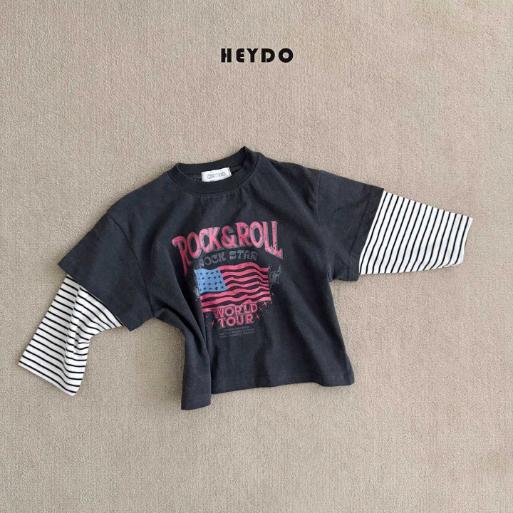 Heydo - Korean Children Fashion - #Kfashion4kids - Rock and Rock Double Tee - 6