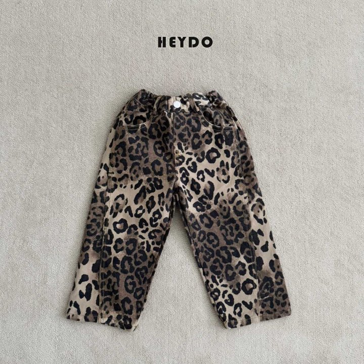 Heydo - Korean Children Fashion - #childofig - Leopard Pants - 4