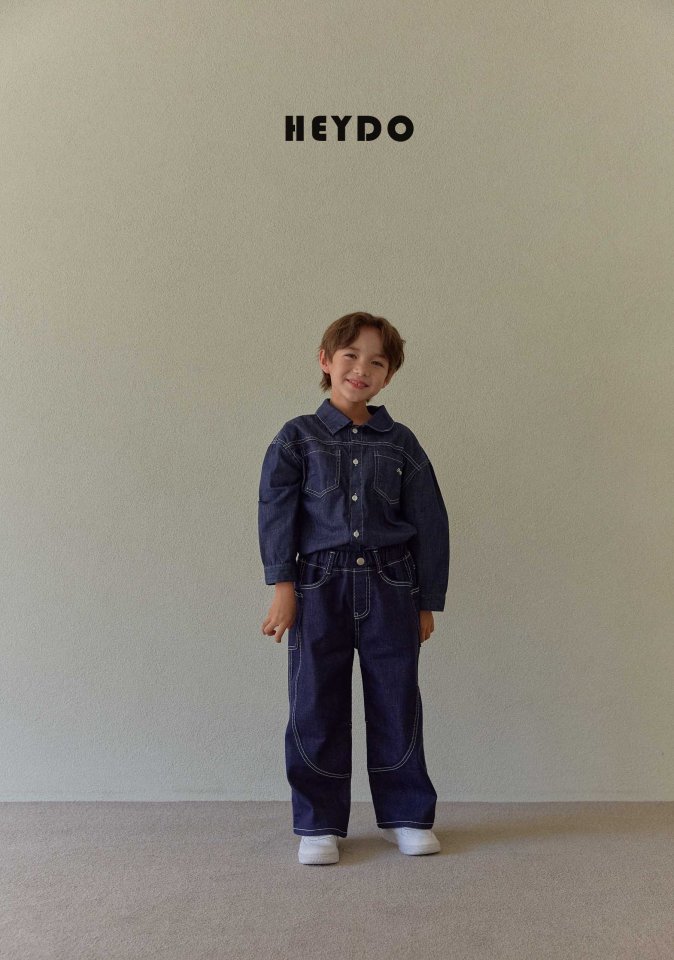 Heydo - Korean Children Fashion - #childofig - Kuro Denim Pants - 12