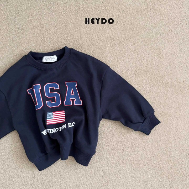 Heydo - Korean Children Fashion - #childrensboutique - USA Sweatshirt - 7