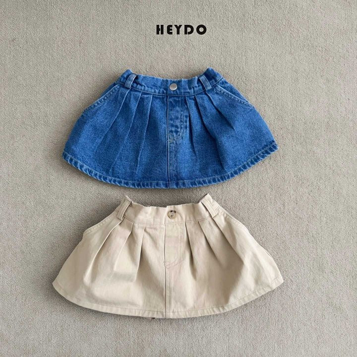 Heydo - Korean Children Fashion - #childrensboutique - Ember Pleated Skirt (Blue)