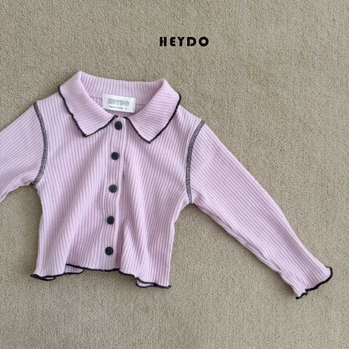 Heydo - Korean Children Fashion - #childrensboutique - Eight Collar Tee - 2