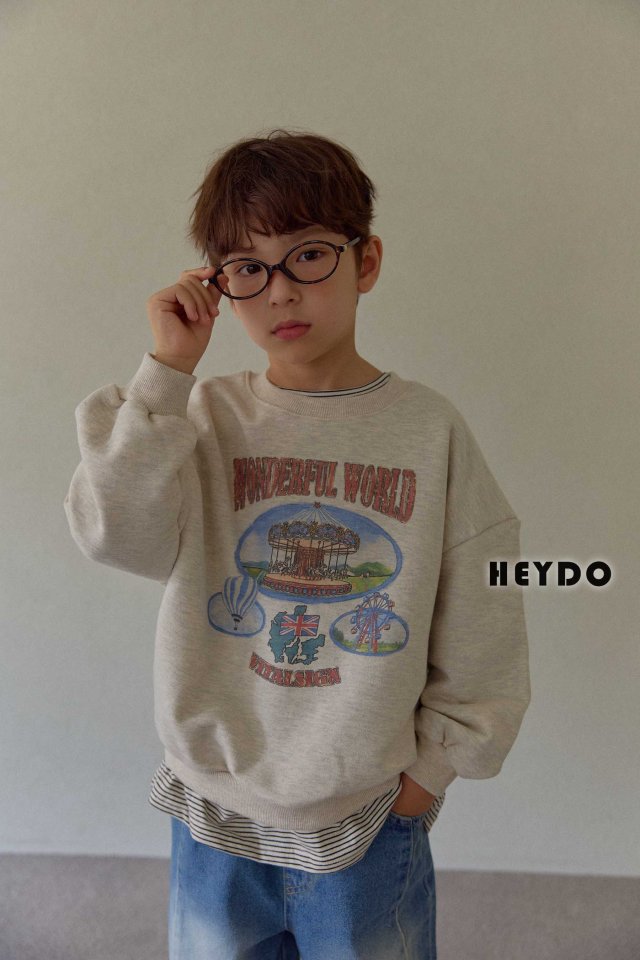 Heydo - Korean Children Fashion - #childrensboutique - Amusement Park Sweatshirt - 8