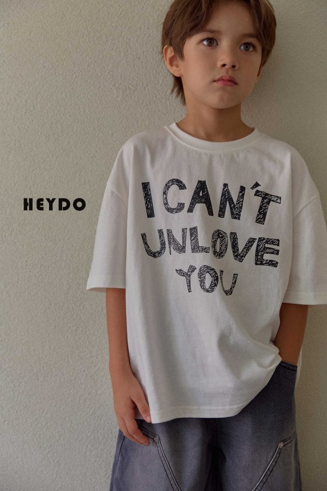 Heydo - Korean Children Fashion - #designkidswear - Unlove Short Sleeve Tee - 10