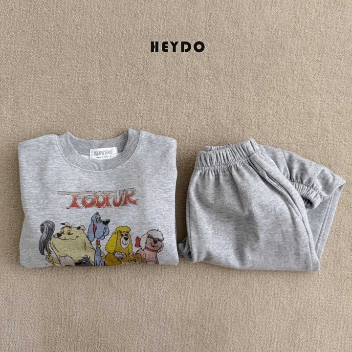 Heydo - Korean Children Fashion - #discoveringself - Puffer Fleece Set - 3
