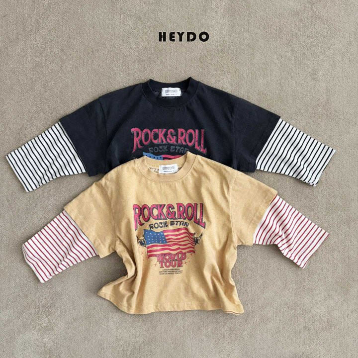 Heydo - Korean Children Fashion - #discoveringself - Rock and Rock Double Tee