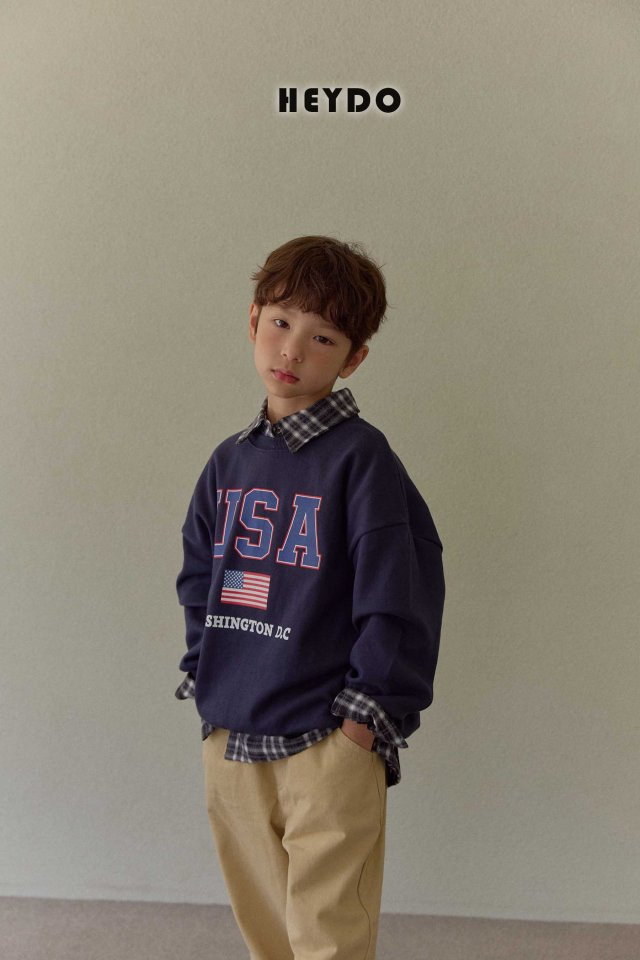 Heydo - Korean Children Fashion - #fashionkids - USA Sweatshirt - 10