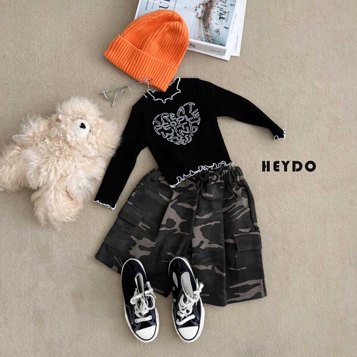 Heydo - Korean Children Fashion - #kidsshorts - Camo Bermuda Pants - 8
