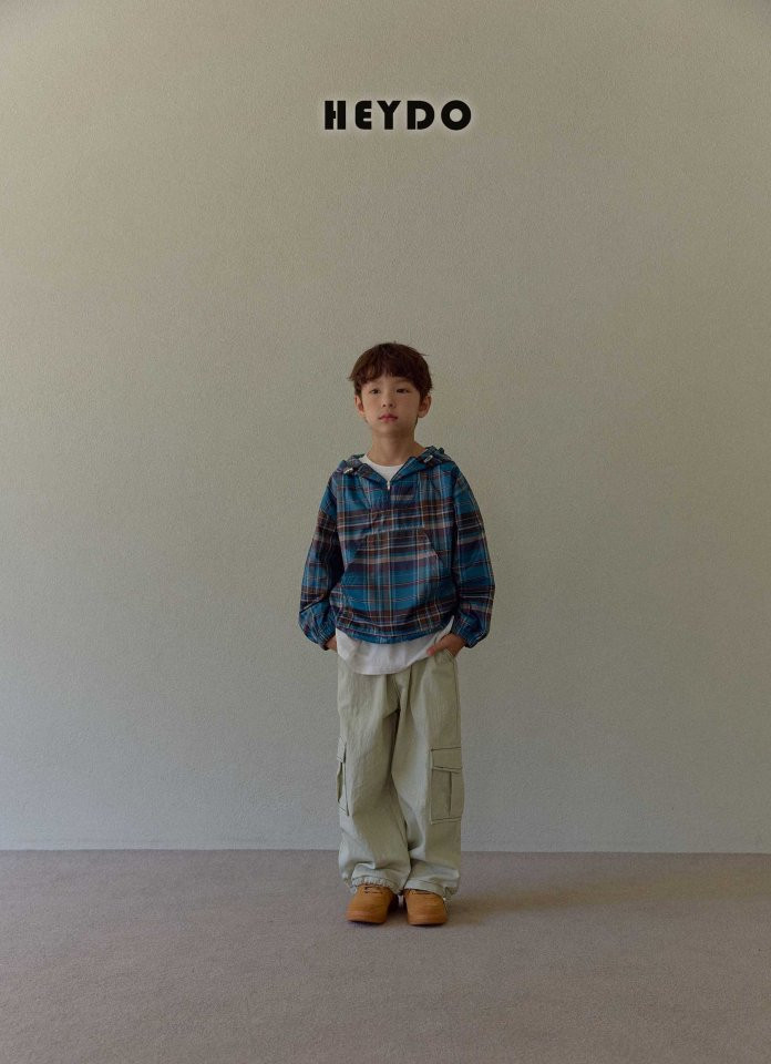 Heydo - Korean Children Fashion - #kidsshorts - Check Trex Jumper - 10