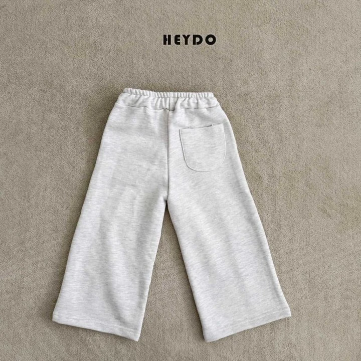 Heydo - Korean Children Fashion - #kidsstore - Logo Embroidery Pants - 3