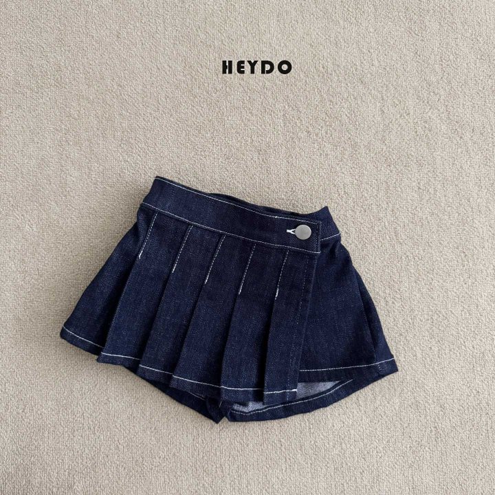 Heydo - Korean Children Fashion - #kidsstore - Wrap Pleated Shorts (Beige) - 2